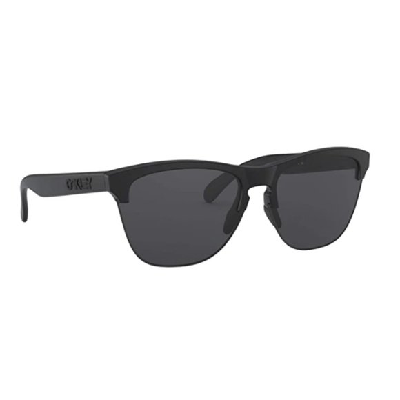 NEW! Oakley Frogskins Lite Black/Grey Sunglasses - Picture 7 of 8